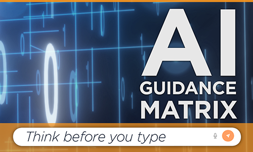 AI Guidance Matrix; think before you type.