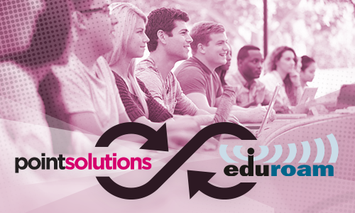 Point Solutions and Eduroam, image of students in a classroom