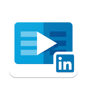 video play button and LinkedIn Learning logo